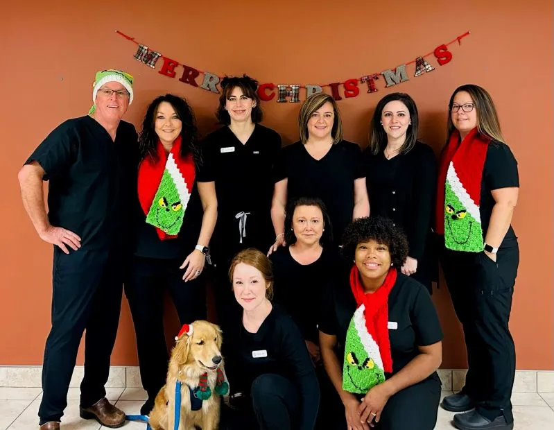 Dr. Louis Bourget and staff